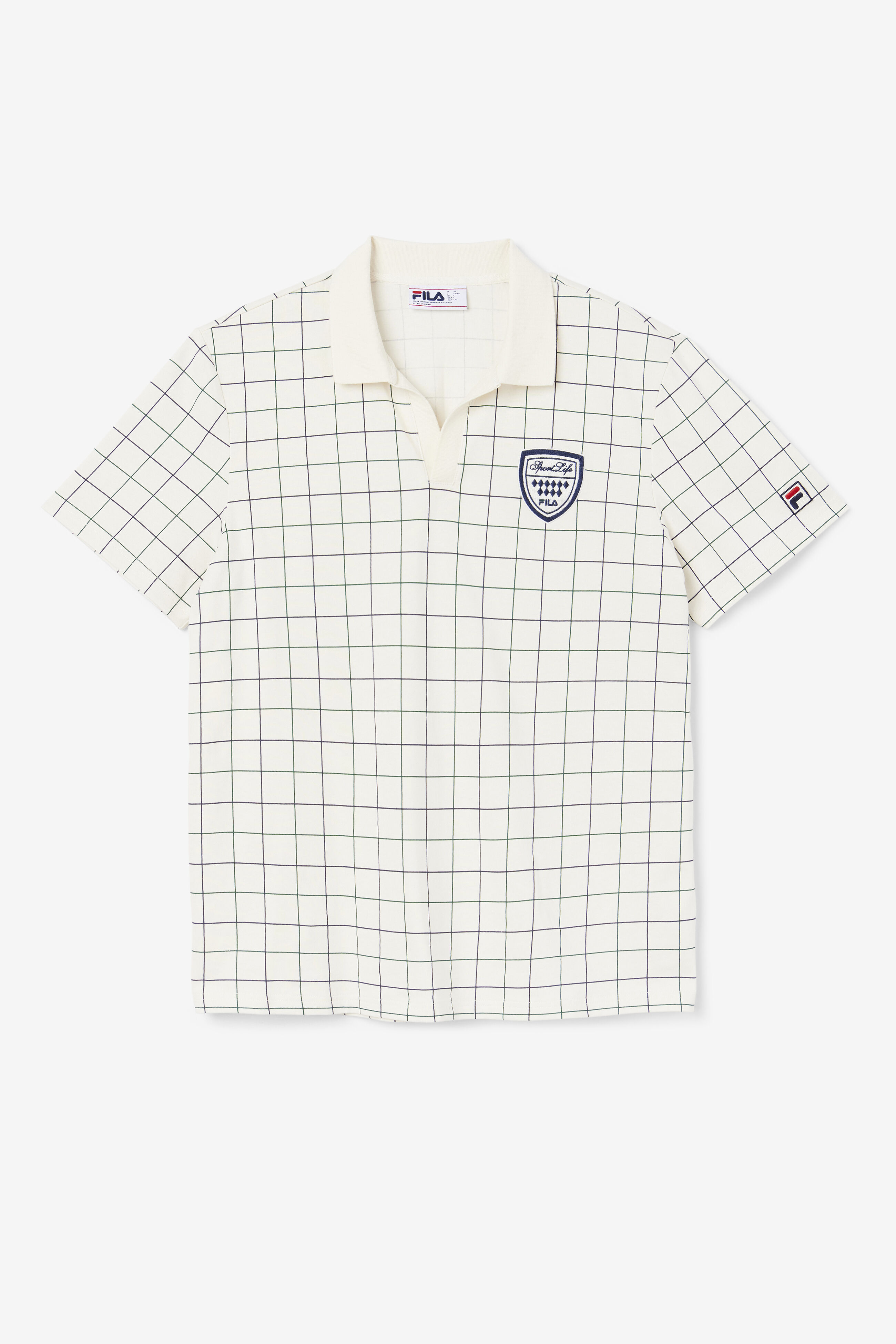 Mand Checkered Polo Shirt | Fila LM23C641